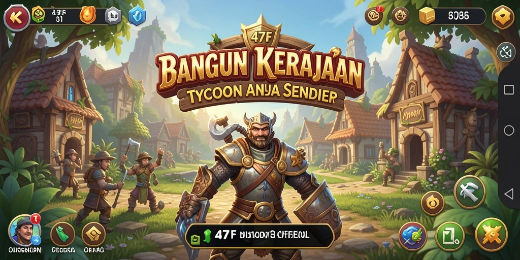 Tampilan gameplay yang seru dalam 47F menampilkan strategi bisnis.
