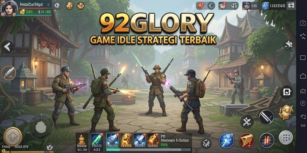 Tampilan gameplay 92GLORY yang interaktif dan menarik.