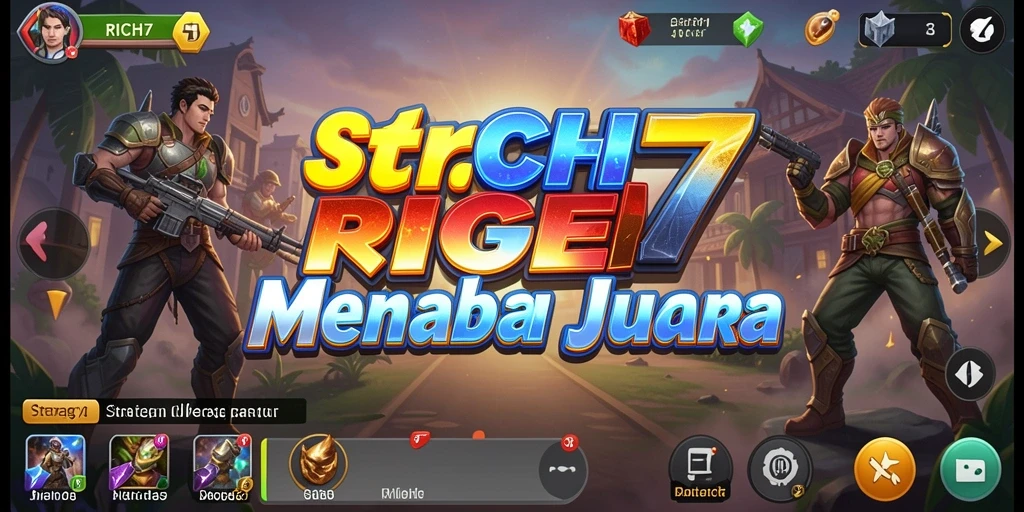 Tampilan gameplay RICH7 yang menegangkan dan penuh strategi.