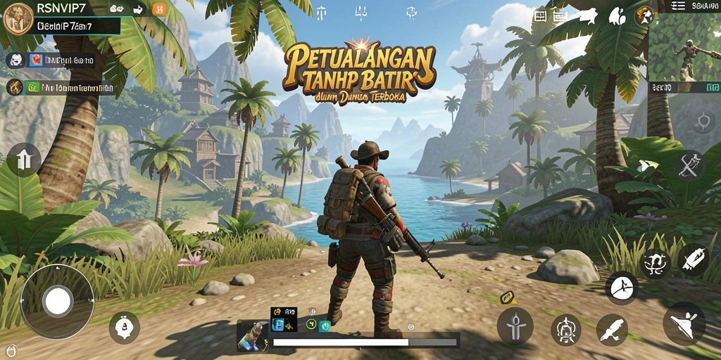 Screenshot RSNVIP7 menampilkan gameplay seru di dunia terbuka.